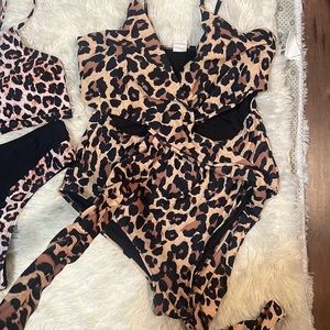 Leopard SHEIN bathing suit